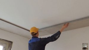 Монтаж потолка из гипсокартона в 3 см с подсветкой и точечными светильниками. Часть 1