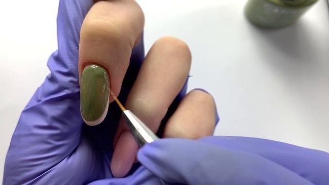 ?Осенний маникюр / Цветной френч гель лаком / Трендовый френч 2022