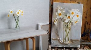 Белые нарциссы