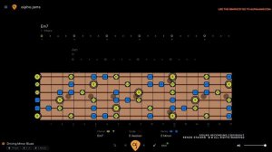 Driving Minor Blues Rock Jam Track Guitar Backing Track (E Minor 119 BPM)