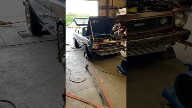 518 RWHP 2JZ Swapped 1977 Corolla on the Dyno!