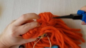 Делаем поворотную голову вязаной кукле