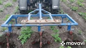Скаут Т-18, окучивание картошки 2021г.