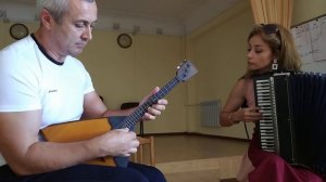 Балалайка. Кабардинский княжеский танец. "Къафэ"