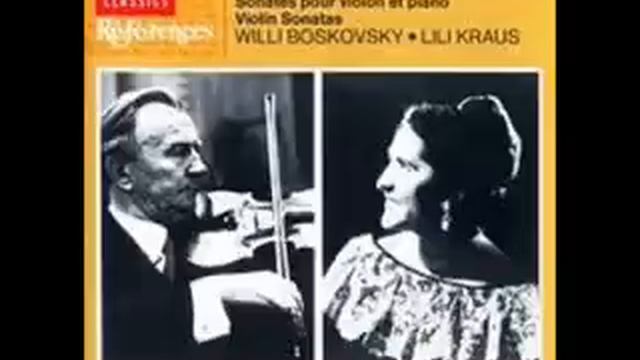 Lili Kraus  Willi Boskovsky play Beethoven Sonata No. 9 Op. 47 à Kreutzer 33