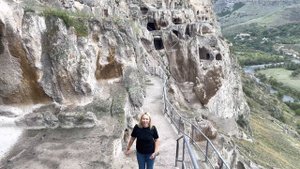 Самая лучшая  экскурсия в Грузии. Вардзия-пещерный город из Тбилиси. Рабати-древняя крепость. 4к