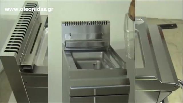 Φριτέζα Αερίου Μονή 8 lt / Gas deep single Fryer 8 lt смотреть онлайн