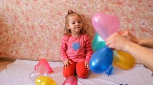 Воздушные шарики - сердечки Balloon - hearts