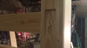 Двухъярусная кровать из дерева (часть 1)