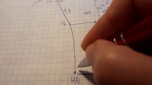 Выкройка для брюк большого размера.