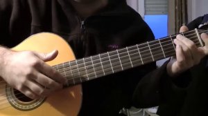 урок на гитаре, кавказский бой