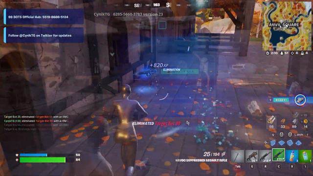 99 BOTS Fortnite Map Code Creative