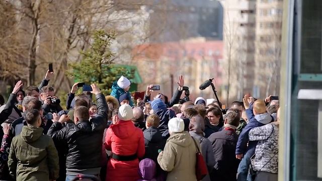 Приезд Патриарха в храм Дм.Донского. 15.04.2017 г. смотреть онлайн