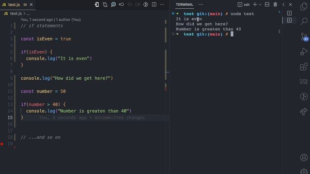 If Statements, in JavaScript, Simplified
