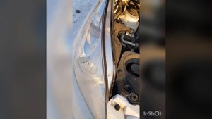 Chevrolet Spark EV убираем щель между фарой и капотом