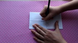 Как сделать открытку - КОНВЕРТ с СЮРПРИЗОМ. DIY SURPRISE MESSAGE Сard /Pull Tab Origami Envelope