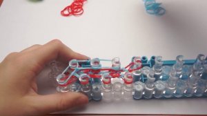 Как сплести чехольчик для ключа. Плетение из резинок Rainbow Loom. Урок 7