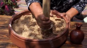 Приготовление орехового масла Азербайджанская Кухня Деревенская Кухня  Рецепты