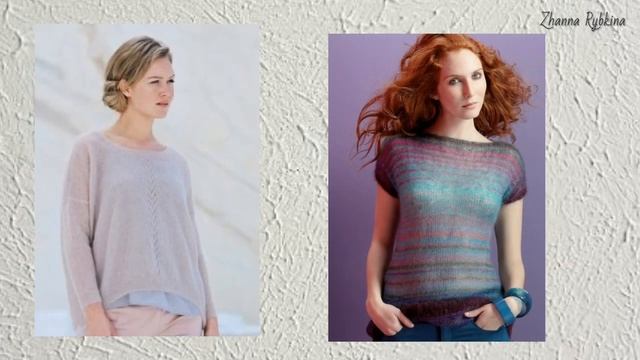 Джемперы - паутинки спицами. Идеи для вдохновения. Осень - зима 2021-2022.mp4 смотреть онлайн