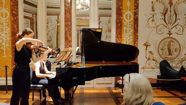 Maurice Ravel - Sonata for Violin and Piano 1rst Mov LIVE смотреть онлайн