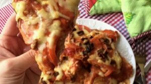 Быстрая ПП-пицца Рецепт приготування в описах