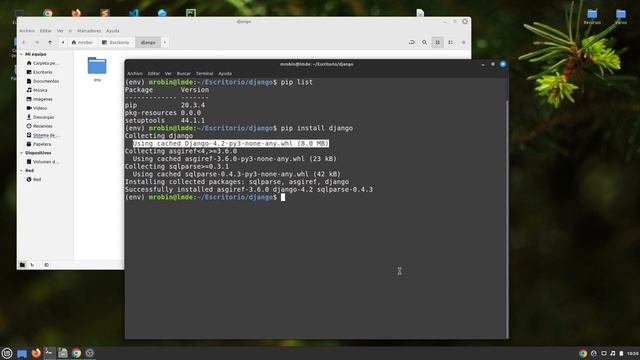Cómo instalar una versión específica de Django