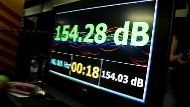 154+ DB на музыке с двух пятнах из багажника, среднее значение за 30с. смотреть онлайн