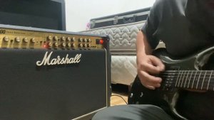 Jual second ampli gitar tabung combo Marshall JCM 2000 tsl 122 speaker 2x12