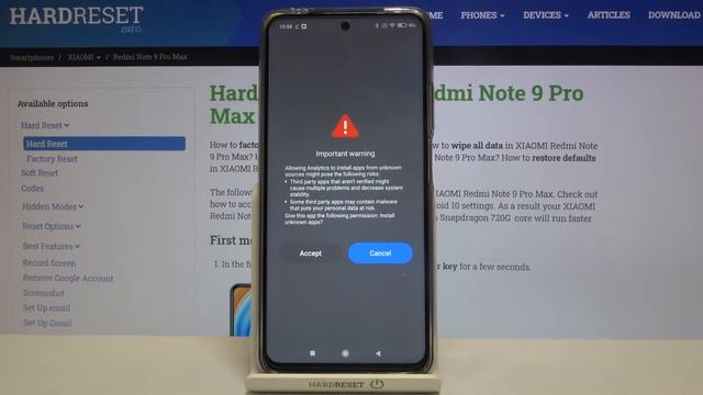 How to Enable Unknown Sources in XIAOMI Redmi Note 9 Pro Max – Allow App Installation смотреть онлайн