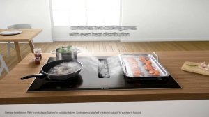 The Bosch 2-in-1 cooktop with integrated ventilation