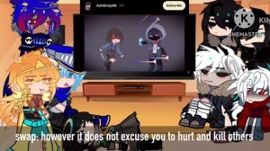 | sans aus reacts to bad sans | part 1 |