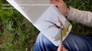 Набор для пленэров Roubloff. Компактный флейц и складные кисти