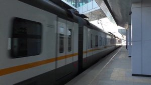 Электропоезд ЭП2Д-0170 проследует резервом платформу Марьина Роща (МЦД-2)