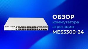 Обзор коммутатора агрегации Eltex MES3300-24