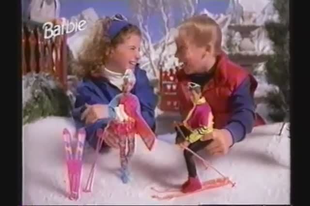 1995 Реклама куклы Барби Маттел Зимний спорт Winter Sport
