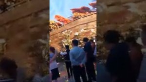 Аттракцион 5D в Китае. Интерактивный пол, стены, потолок