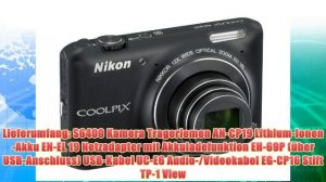 Nikon Coolpix S6400 Kompaktkamera (16 Megapixel 12-fach opt. Zoom 76 cm (3 Zoll) Touchscreen)