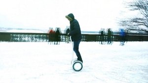Зимний дрифт: сигвей Airwheel S3 в Москве
