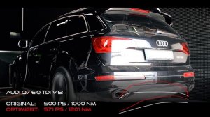Audi Q7 6.0 TDI V12 1201 NM!! powered by Kuzka Performance | Chiptuning Dynorun