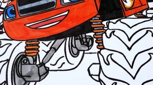 BLAZE and the Monster Machines Coloring Pages | Coloring AJ and Blaze | Blaze Monster Truck