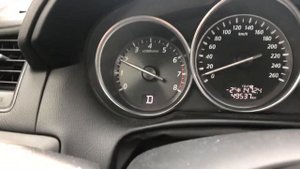 Mazda CX5 2014 двойное переключение АКПП со 2 на 3 передачу