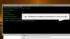 How to resize VirtualBox Hard-Drive (VDI file)