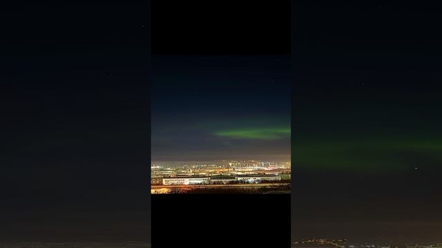 Video of Northern Lights over Murmansk tonight 23.03.2023 ? at 22.00