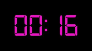 Timer 20 Second No Copyright - Magenta Black Screen