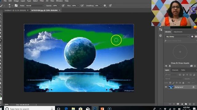 Basics of Adobe photoshop S4 - Selection tools - Quick selection and Magic wand смотреть онлайн