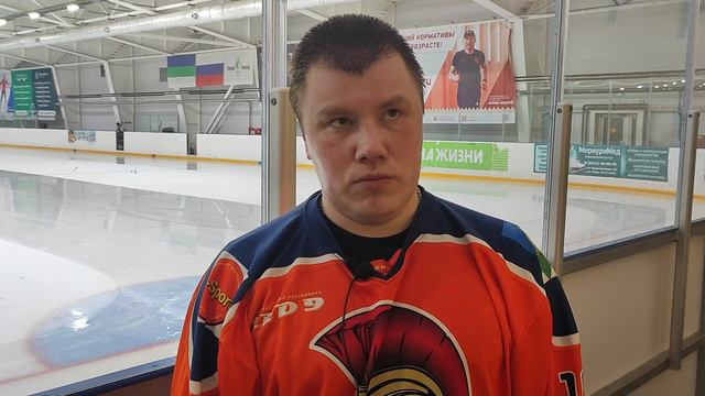 19.03.2023 матч 43 интервью после 2 периода ХК"Авангард" Руслан Костромин смотреть онлайн