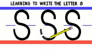 Write the Letter S