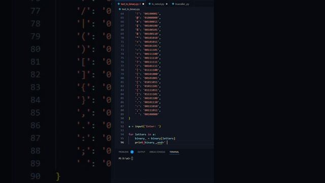 Python Magic: Transform Text to Binary with a Few Lines of Code!
