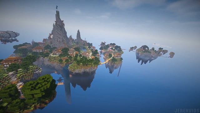 Minecraft - Skylands Floating Island - Map w/ Download смотреть онлайн