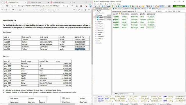 Question Set 08 | Database Management System | Java Institute | Gangul Gallage смотреть онлайн